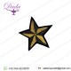 Star Bullion wire brooch pin hand embroidery brooch badges Bullion wire fashion jacket