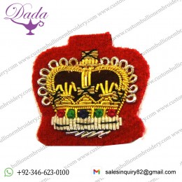 C Sgt Gold On Red Badge