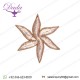 Star Shape Mukaish, Badla Work Hand Work Patch