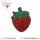 STRAWBERRY Hand Embroidery brooches