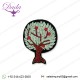 Tree Hand Embroidered Brooches