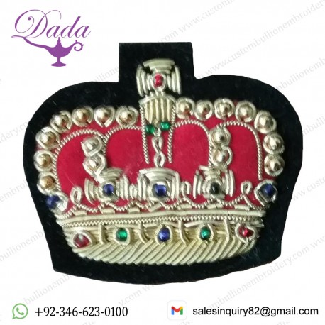 Vintage hand made gold bullion patch