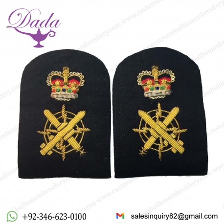 Chief Petty Officer CSO -Collar Rank, Rate Gold Wire