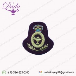 Royal Australian Army Nursing Corps – Bullion (Gold) Hat Badge (Maroon)