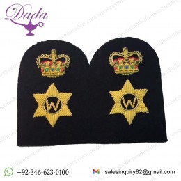 Chief Petty Officer Writer -Collar Rank, Rate Gold Wire