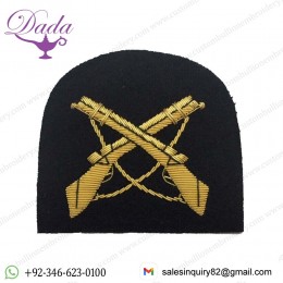 Crossed Riffles Cuff Rate (Gold Wire Bullion)