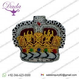 Crown Badge Silver & Gold