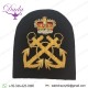 Petty Officers (PO) Rank Badge In Gold Wire Bullion (Black)
