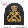 Petty Officers (PO) Rank Badge In Gold Wire Bullion (Black)