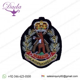 Royal Australian Regiment Beret Badge RAR Embroidered Bullion And Wire Cap Badge