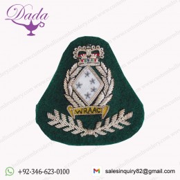 Women’s Royal Australian Army Corps (WRAAC) – Bullion (Silver) Hat Badge