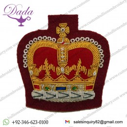 Gold On Medical Cherry Badge (WO2)