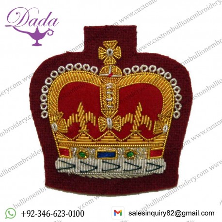 Gold On Medical Cherry Badge (WO2)