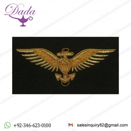 AMERICAN NAVY BULLION WIRE PILOT WING FLIGHT JACKET DRESS UNIFORM