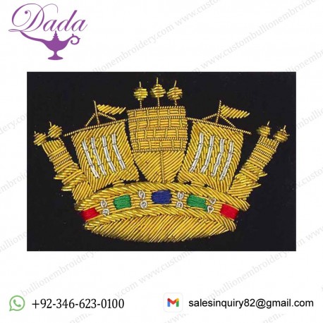 RN Large Coronet Blazer Badge
