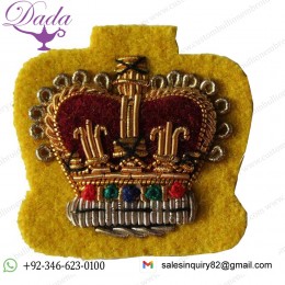 S,Sgt Gold On Cavalry Yellow Badge