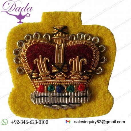 S,Sgt Gold On Cavalry Yellow Badge