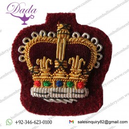 S,Sgt Gold On Medical Cherry Badge