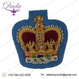 S,SGT Gold on Pompadour Blue No1