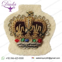 S,Sgt Gold On White Badge