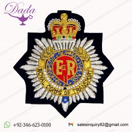Custom Made Blazer Badges - Cloth Embroidered Bullion Crest Premium Quality