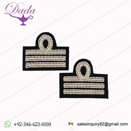 ITALIAN Degrees Gala Captain Carabinieri Bullion Wire Badges