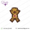 ITALIAN Embroidered Army Medical Badge for cap Bullion Wire Badges