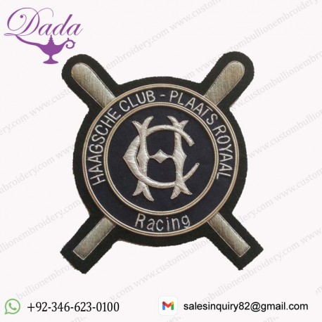 Haagsche Club Hand Embroidery Badges