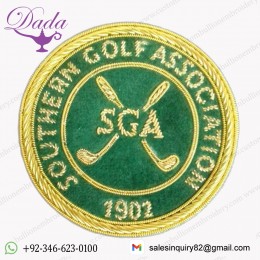 Top Quality Hand Embroidery Club Badges