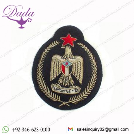 Yemen Police Cap Badge On Dark Navy - Seniors