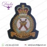 Squadron emblem Royal Air Force Regiment RAF Military Blazer Badge Wire Bullion Badge