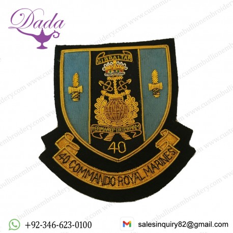 40 Commando Royal Marines emblem Military Blazer Badge