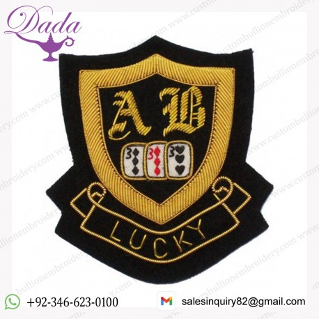 Bullion Wire Emblems Badges