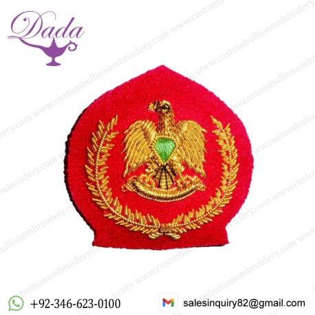 Libya Hand Embriodery Eagle Badge
