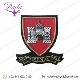 HAND EMBROIDERED IRISH COUNTY LIMERICK