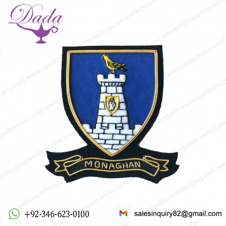 HAND EMBROIDERED IRISH COUNTY MONAGHAN