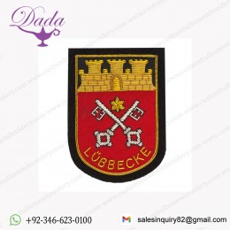 hand embroidery with gold and silver cantille