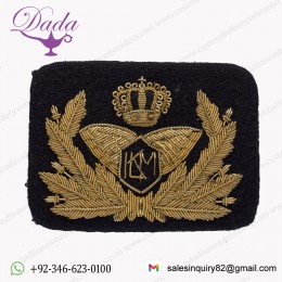Royal Dutch Airlines flight officer cap badge