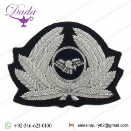 pilot badge cap generic badge airline cap badge silver