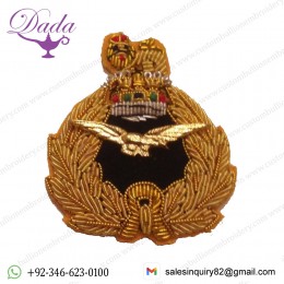 RAF Air Officer Beret Badge, Embroidered, Royal Air Force, R.A.F, Cap, Military