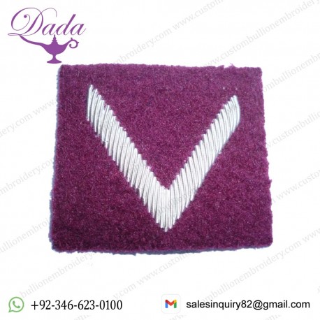 POLISH AIRBORNE TROOPS RANK BERET INSIGNIA SERGEANT