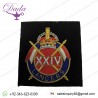 24TH LANCERS REGIMENTAL BLAZER BADGE PRE 1952 STYLE