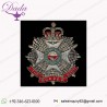 Border Regiment Embroidered Blazer Badge, Queen’s Crown