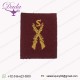 BRITISH PARACHUTE REGIMENT SNIPER QUALIFICATION BADGE ON FELT PATCH BULLION