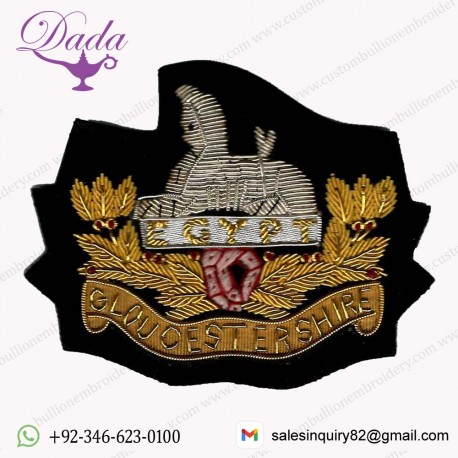Gloucestershire Regiment Embroidered Blazer Badge