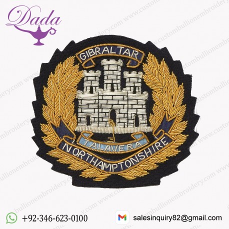 NORTHAMPTONSHIRE REGIMENT BLAZER BADGE