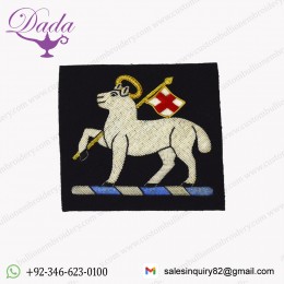 Queen’s Royal Regiment (West Surrey) Embroidered Blazer Badge