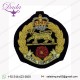 ROYAL HAMPSHIRE REGIMENT BLAZER BADGE HAND EMBROIDERED BULLION AND WIRE BADGE