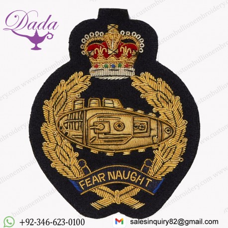ROYAL TANK REGIMENT BLAZER BADGE