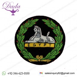The Back Badge Gloucestershire Regiment Back Badge Handmade Bullion & Wire Badge